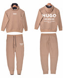 HUGO T-shirt Nalono French Terry Set BEIGE