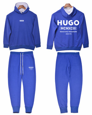 HUGO T-shirt Nalono French Terry Set Royal Blue