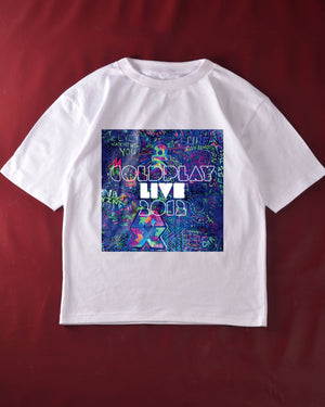 Coldplay LIVE 2012 T-Shirt White