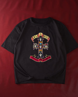 Guns N Roses - Appetite For Destruction  T-Shirt Black