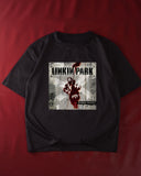 Linkin Park Oversized  Hybrid Theory T- Shirt Black