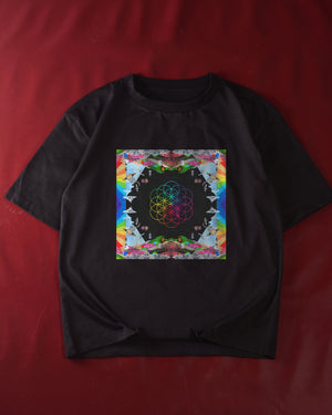 Coldplay  A HEAD FULL OF DREAMS  T-Shirt Black