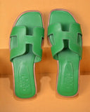 H CUT-OUT WOMEN ORAN SANDAL GREEN