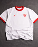 Bayern München Ringer T-Shirt  White/Red