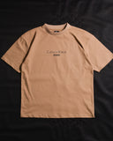 Calvin Klein Jeans Stacked Men's T-shirt Beige