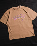Tommy Jeans signature logo Men's T-shirt Beige 2.0