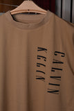 Calvin Klein Jeans ombre Men's T-shirt Beige