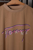 Tommy Jeans signature logo Men's T-shirt Beige 2.0
