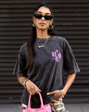 H&M Oversized Acid wash tee