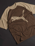 P Shaded Cat Tee Men's T-shirt Coffe/Beige
