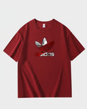Adidas Essential Drop Shoulder Tee Maroon