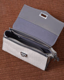 Women Minimalist Square Bag Crocodile Embossed