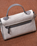 Women Minimalist Square Bag Crocodile Embossed