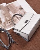 Women Minimalist Square Bag Crocodile Embossed