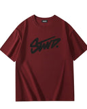HUGO T-shirt Relaxed fit Maroon