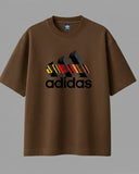 Adidas Essential Drop Shoulder Tee Brown