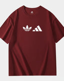 Adidas Essential Drop Shoulder Tee Maroon
