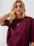 Adidas Essential Boyfriend Tee Maroon