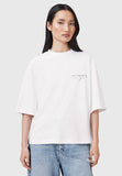 ALLSAINTS Underground Oversized Crew Neck T-Shirt white