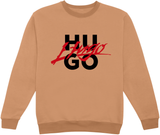 Hugo Dlogonty Crewneck Sweatshirt Beige