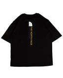 The North Face Vertical logo backprint t-shirt in Black