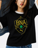P Neymar JR "BNA" Ringer Black/White Drop Shoulder T-Shirt