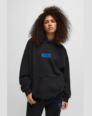 HUGO Cotton-Terry Hoodie - All Gender