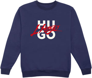 Hugo Dlogonty Crewneck Sweatshirt Navy Blue