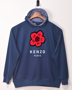 Kenzo Paris Hoodie Navy Blue