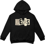 Levi's Skate Hoodie in Chenille Patch Black