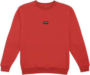 Levi's  Relaxed Baby Tab Crew Sweatshirt Red