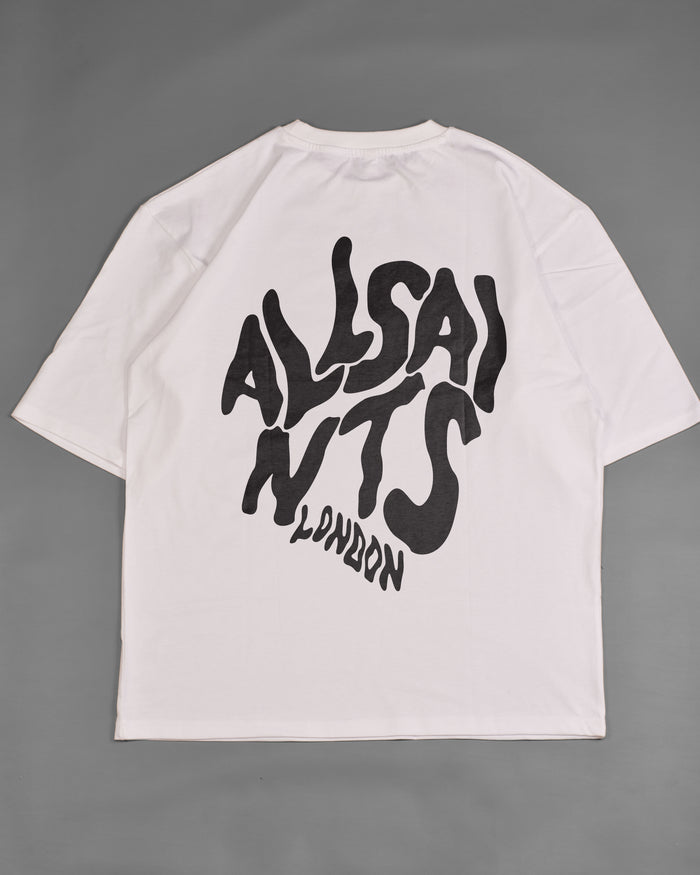 ALLSAINTS Orlando Logo Print Oversized T-Shirt