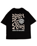 The North Face White Bloom Backprint Oversized T-shirt Black/Grey