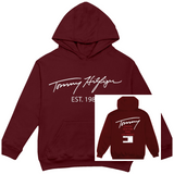 Tommy Jeans signature Hoodie Burgundy