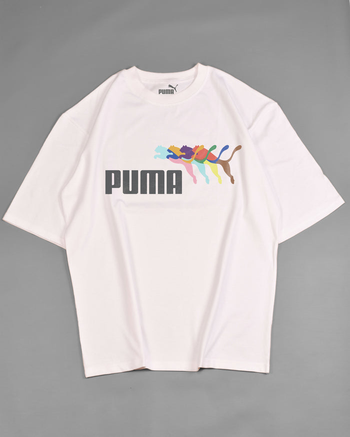 PUMA LOVE WINS TEE  WHITE