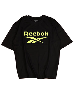 Reebok Large Logo T-Shirt Black/Green