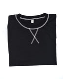 HOMME Oversized Fit Crew-Neck T-Shirt Black X