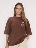 H&M Oversized Brown Tee 2.0