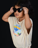 Kids Graphic Tee With Elastic Bottom-Baby Shark