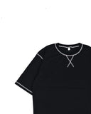 HOMME Oversized Fit Crew-Neck T-Shirt Black X