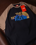The north face Raglan T-shirt Blue/beige