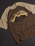 The north face Raglan T-shirt coffee/beige