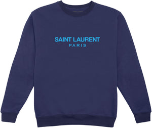 SAINT LAURENT  Sweatshirt Navy Blue