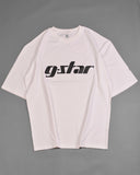 G-Star Raw Unisex Cursive Script Loose T-Shirt White