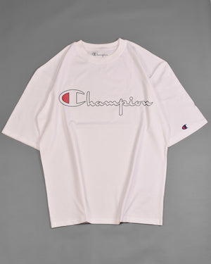 Champion Classic Graphic T-Shirt, Script Logo White