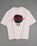 Jack&Jones Printed Crew Neck T-Shirt Circle White