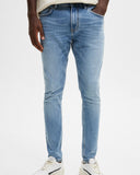 PULL&BEAR MEDIUM BLUE SUPER SKINNY JEANS