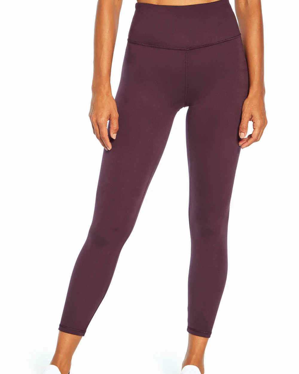 Balance Collection Women's High Rise Leggins Yoga Pants Zip Pocket 27'',  Black 