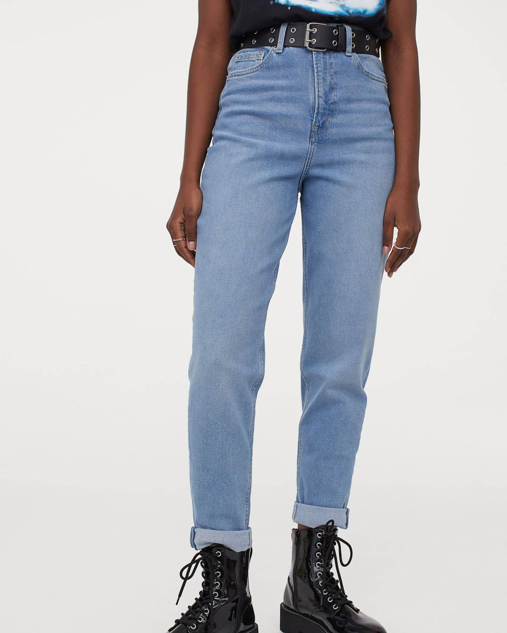 H&M DIVIDED denim blue jeans
