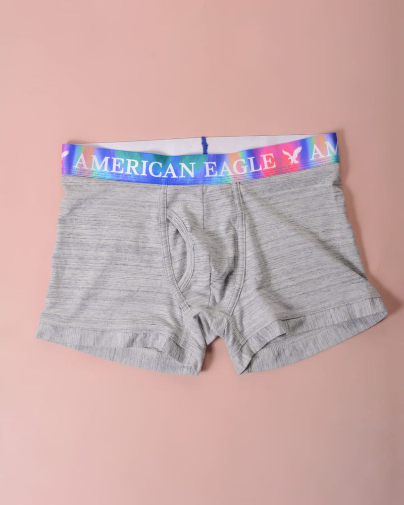 American Eagle  SPACE DYE 6 CLASSIC BOXER BRIEF GREY
